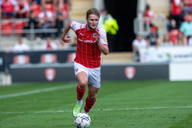Kieran Sadlier. impressed for Rotherham United against former club Doncaster Rovers at the New York Stadium  Picture: Bruce Rollinson