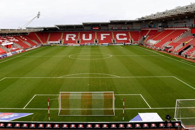 NEW YORK STADIUM: The incident occurred during Saturday's Sky Bet League One clash between Rotherham United and Doncaster Rovers. Picture: Getty Images.