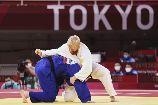 Chris Skelley from Hull, pictured on his way to winning gold in Tokyo Picture: imagecomms/ParalympicsGB/PA