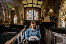 Leeds Artist Lorna Johnson, latest sensory exhibition 'An Agreeable Space' launching on September 1st at Holy Trinity Church, Goodramgate, York, where Anne Lister's marriage was blessed, honouring women's presence in this space over the centuries. Image: James Hardisty
