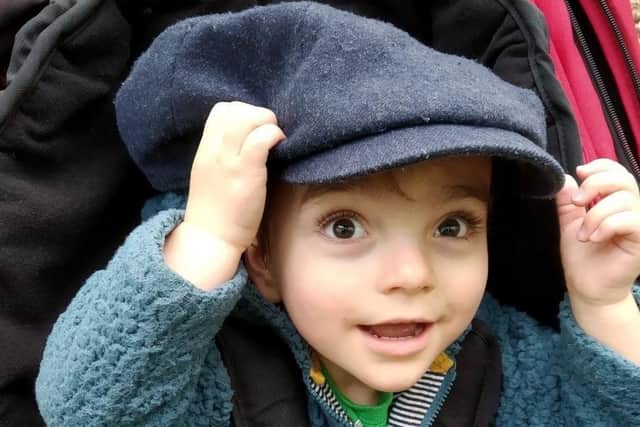 Dylan Fox, three, has Angelman Syndrome