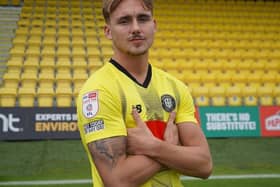 New Harrogate Town signing Jack Diamond. Picture courtesy of Harrogate Town AFC.