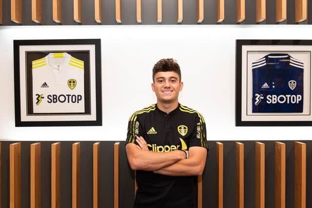 Dan James finally joined Leeds United (Picture: LUFC)