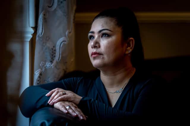Bahar arrived in the UK in 1997, "heartbroken" and pregnant with her first child, and eventually settled in Leeds.