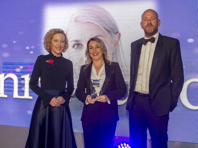 Library image of Cathy Newman, Channel 4 News journalist hosting The Yorkshire Post Excellence in Business awards 2019