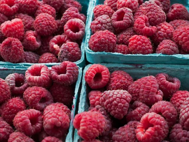 Stock pic: Fresh raspberries for sale Picture:  PAUL J. RICHARDS/AFP/Getty Images