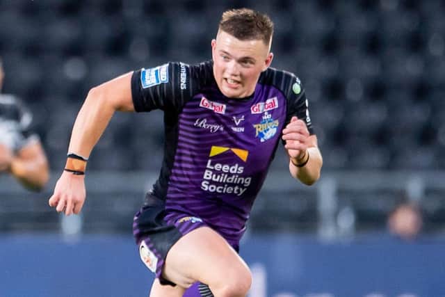 Leeds Rhinos' Callum McLelland looks set to miss the rest of the Super League campaign due to a knee injury. Picture: Allan McKenzie/SWpix.com.