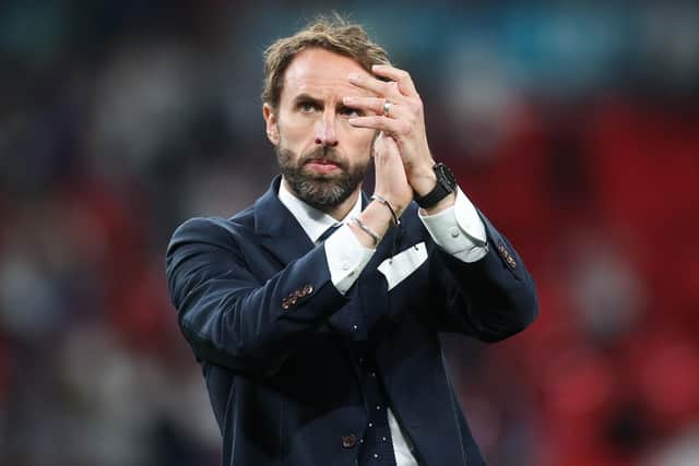 England boss Gareth Southgate. (Photo by Carl Recine - Pool/Getty Images)