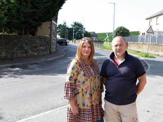 Joanne and Andrew Hewson, of Mill Lane in Mixenden, near Halifax. (Pic: Bruce Fitzgerald)
