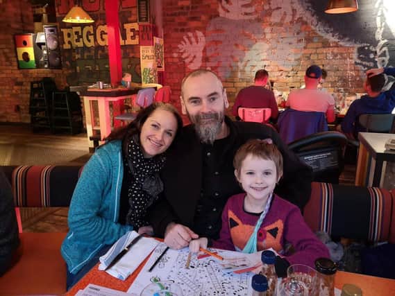 Anais, Becky and Aaron Stainthorpe have all been helped by Candlelighters cancer charity.