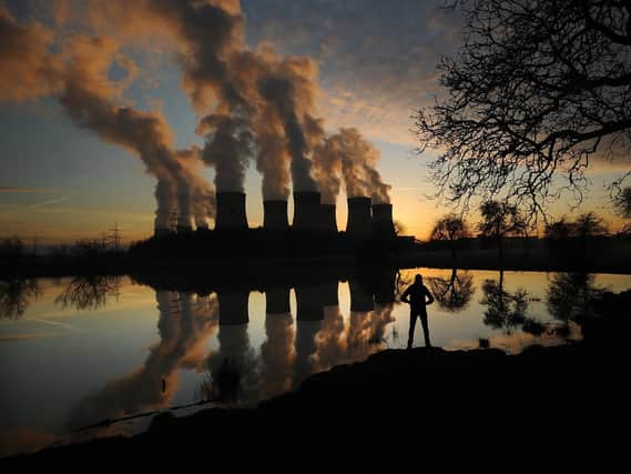 The sunsets at Drax Power Station, near Selby