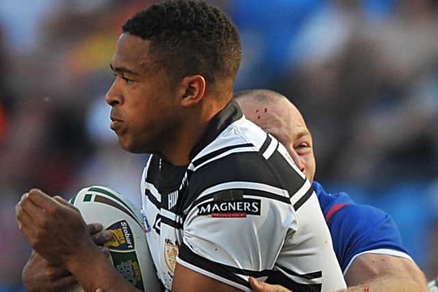 Hull FC's Jordan Turner on the attack at the Magic Weekend in Manchester (Picture: Dave Williams)