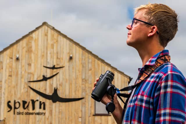 Jonnie Fisk, aged 25, anSpurn Bird  Observatory Estate worker for the passed 5 years for Spurn Observatory Trust.
Picture James Hardisty