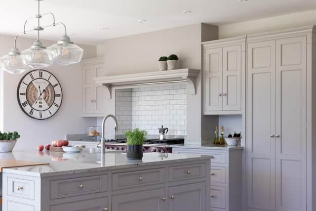 The kitchen is designed for a keen cook and is perfect for entertaining