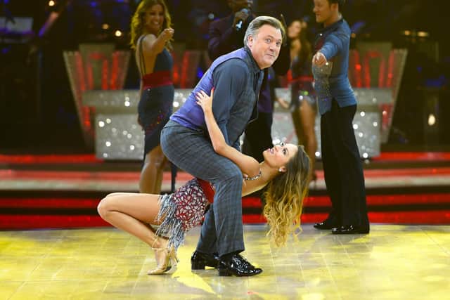 Ed Balls and Katya Jones at the launch of the Strictly Come Dancing Live Tour in 2017. Picture: Joe Giddens/PA.