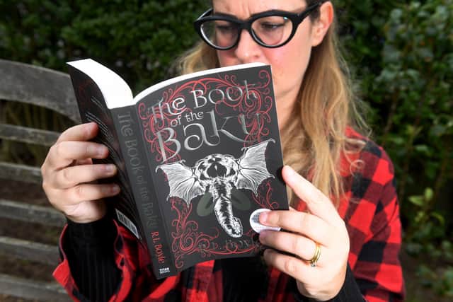 Rosanna Boyle pictured with her fist novel The Book of Baku. Picture Simon Hulme