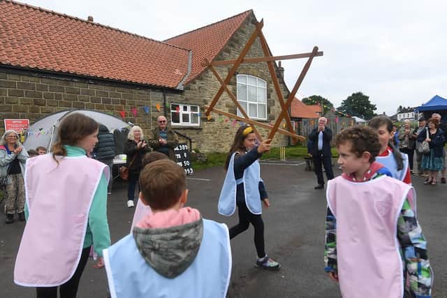 Local schools learn the plough stot dances to keep the tradition going