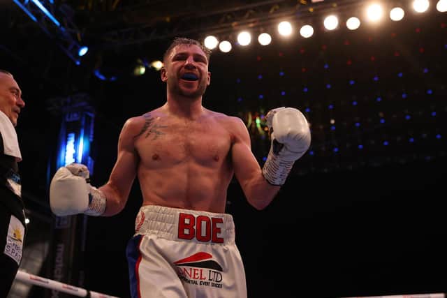 FEELING CHAMPION: Yorkshire's Maxi Hughes. Picture: Mark Robinson/Matchroom Boxing