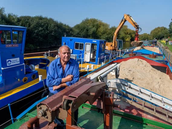 Fifth-generation barge operator John Branford, 76, who is due to be carrying freight on the Aire and Calder Navigation today for the first time since December Picture: James Hardisty