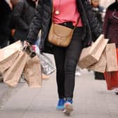 Retail sales are rising in physical stores.