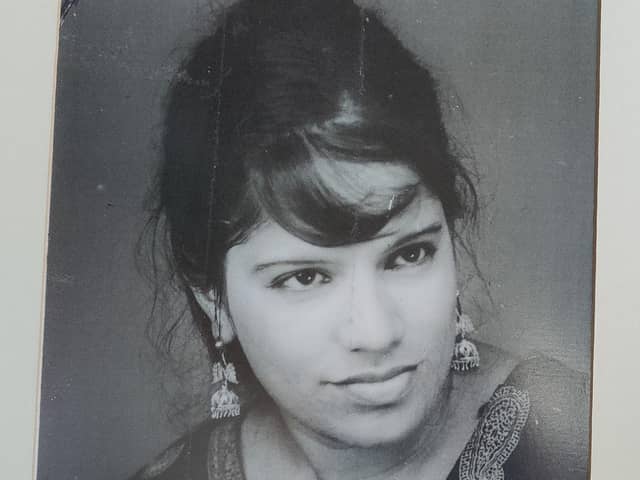 Razia Bibi in her younger years.