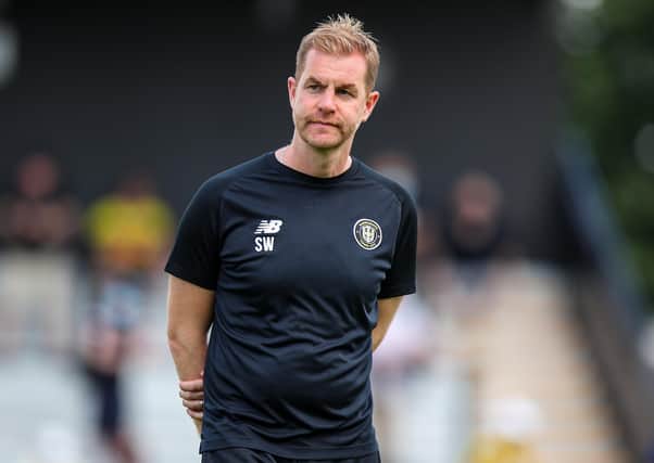 ON THE LIST: Harrogate Town manager, Simon Weaver Picture: Robbie Jay Barratt - AMA/Getty Images