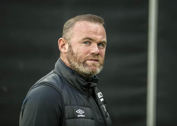 Derby County manager Wayne Rooney.  Picture: Tony Johnson