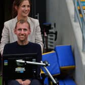 Former Leeds Rhinos ace Rob Burrow (pictured with his wife Lindsey) has thrown his weight behind a new appeal to build a state-of-the-art centre in Leeds to support others with the life-limiting condition
Photo: Jonathan Gawthorpe