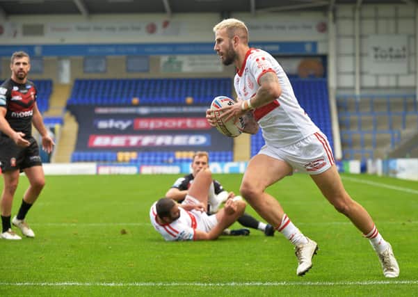 Happy to stay: Hull KR's versatile back Ben Crooks. Picture Bruce Rollinson