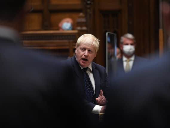 Boris Johnson will address Parliament about his plan for social care reform on Tuesday before hosting a press conference.