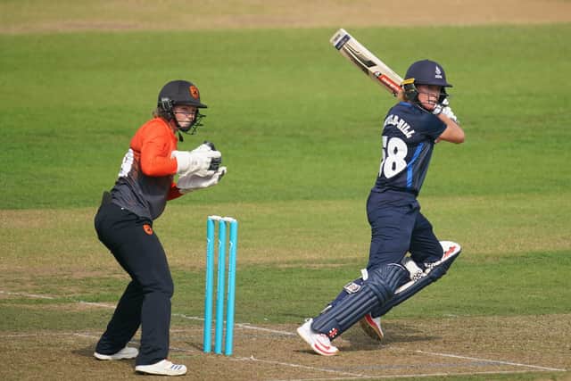Northern Diamonds and Lauren Winfield-Hill were beaten in the Charlotte Edwards Cup final on Sunday (Picture: PA)