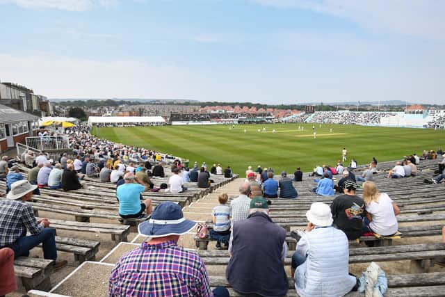 A general view of the ground during the second day of the match between Yorkshire and Somerset (Picture: WIll Palmer/SWPix.com)