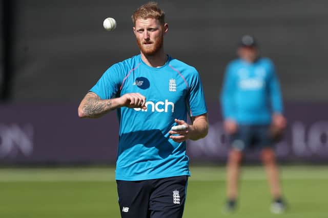 England's Ben Stokes during a nets session with England (Picture: PA)
