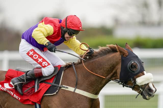 Richard Johnson enjoyed a great association with Gold Cup winner Native River, pictured winning the Cotswold chase at Sandown in February.