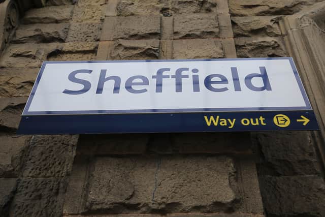 How should rail connectivity to and from Sheffield be improved?