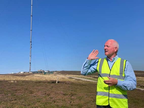 Arqiva chief executive Paul Donovan said he was optimistic a temporary transmitter could be built (Image: Chloe Minting)