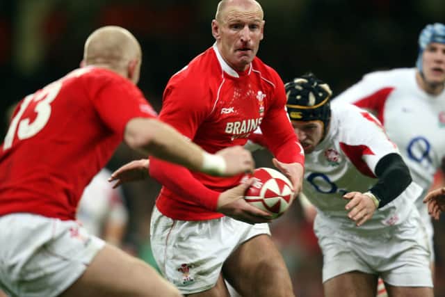 Gareth Thomas in action during the RBS 6 Nations match at the Millennium Stadium, Cardiff. Picture: David Davies/PA.
