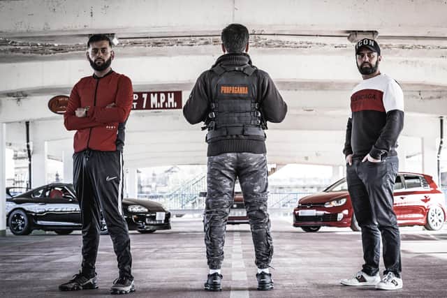 Peaceophobia tells the story of three young Pakistani men from Bradford brought together by their passion for modified cars.  Picture: KAROL WYSZYNSKI