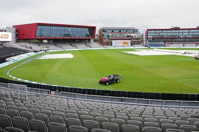 A general view of Emirates Old Trafford in Manchester after India forfeited the fifth Test against England over Covid concerns (Picture: PA)