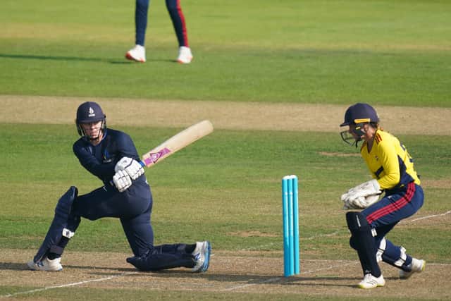 Northern Diamonds Hollie Armitage during the Charlotte Edwards Cup Finals Day Final match at The Ageas Bowl, Hampshire. last week (Picture: PA)
