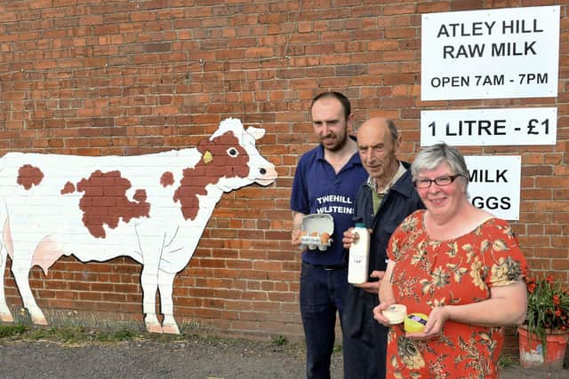 Raw milk is popular with customers who have food intolerances