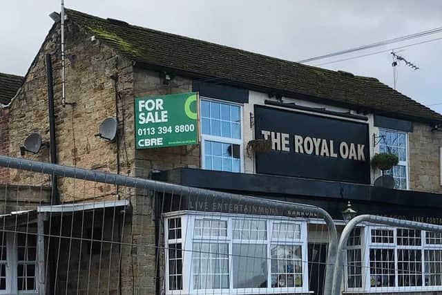 The Royal Oak prior to its demolition.