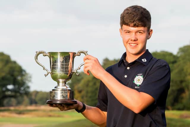 Huddersfield Golf Club's Dylan Shaw-Radford. Picture: Leaderboard Photography