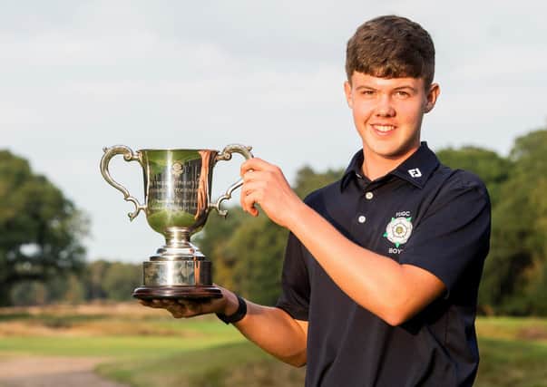 Huddersfield Golf Club's Dylan Shaw-Radford. Picture: Leaderboard Photography