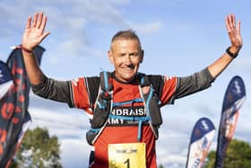 Eddie Towler, 53, from Bradford, West Yorkshire, finished the 54-mile route in a record nine hours and 53 minutes.