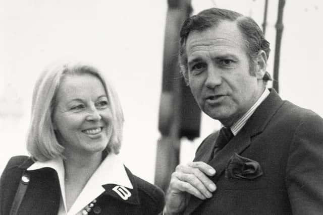 John Stonehouse, pictured with his wife Barbara, was instrumental in the development of BBC local radio.