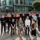 The 14 apprentices from Ron Dearing UTC's class of 2019 now have full-time roles with Spencer Group