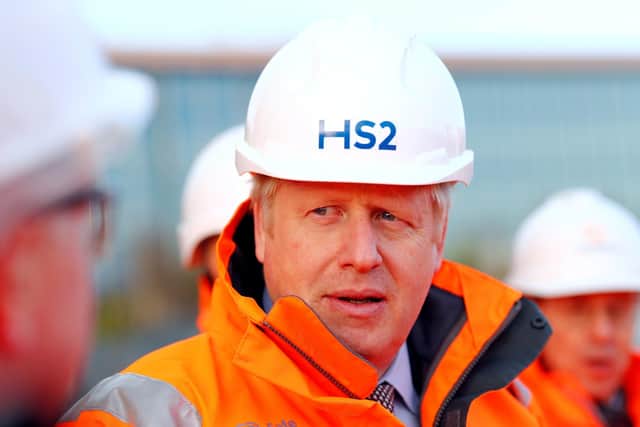 Boris Johnson is uinder pressure to reiterate the Government's commitment to the eastern leg of HS2 to Leeds.