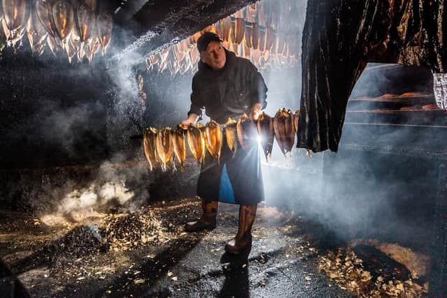 Derek Brown, the fifth-generation co-owner of Fortune's Kippers in Whitby, which is featured on the series
