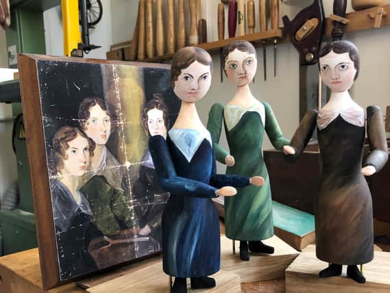 Lisa Slater's automata Bronte sisters were inspired by brother Branwell's painting.